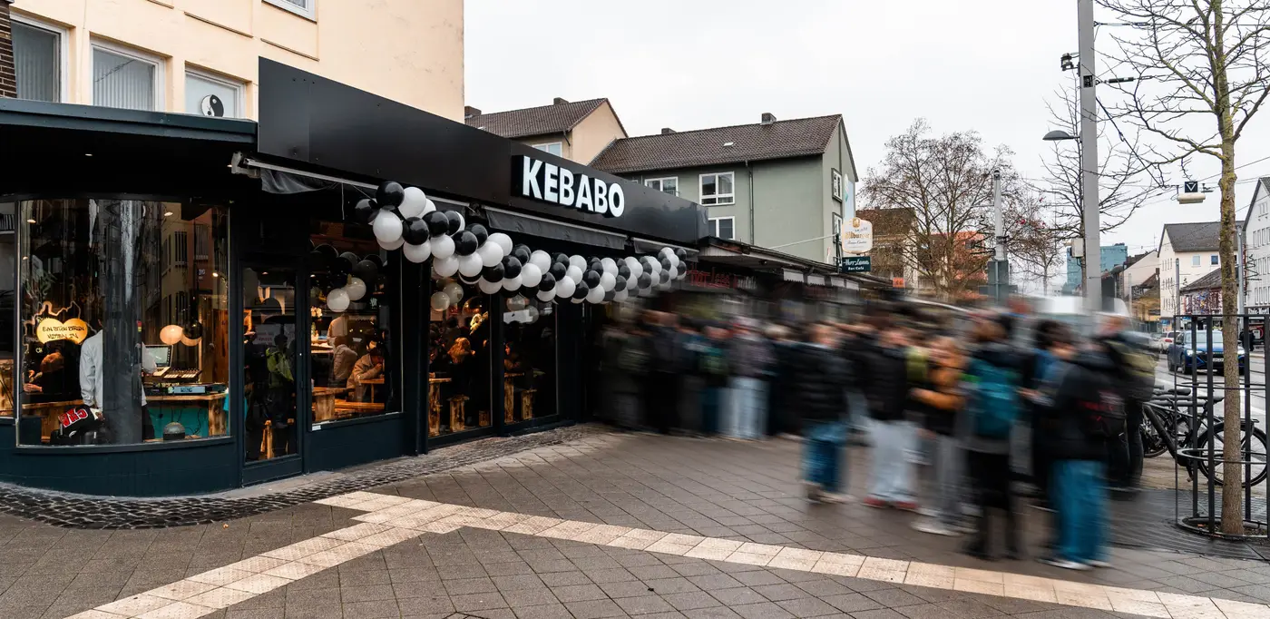 KEBABO von außen, Friedrich-Ebert-Straße in Kassel